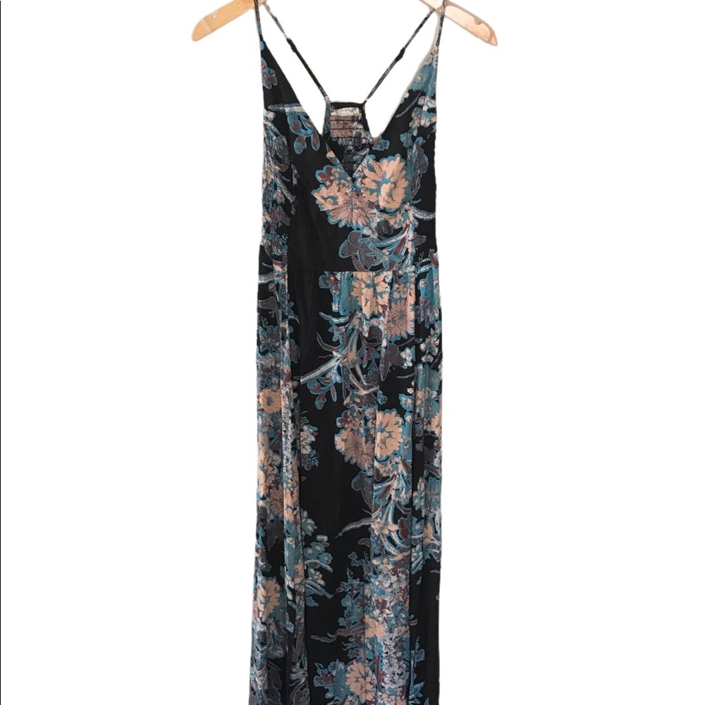 FREE PEOPLE Floral Maxi Dress Small